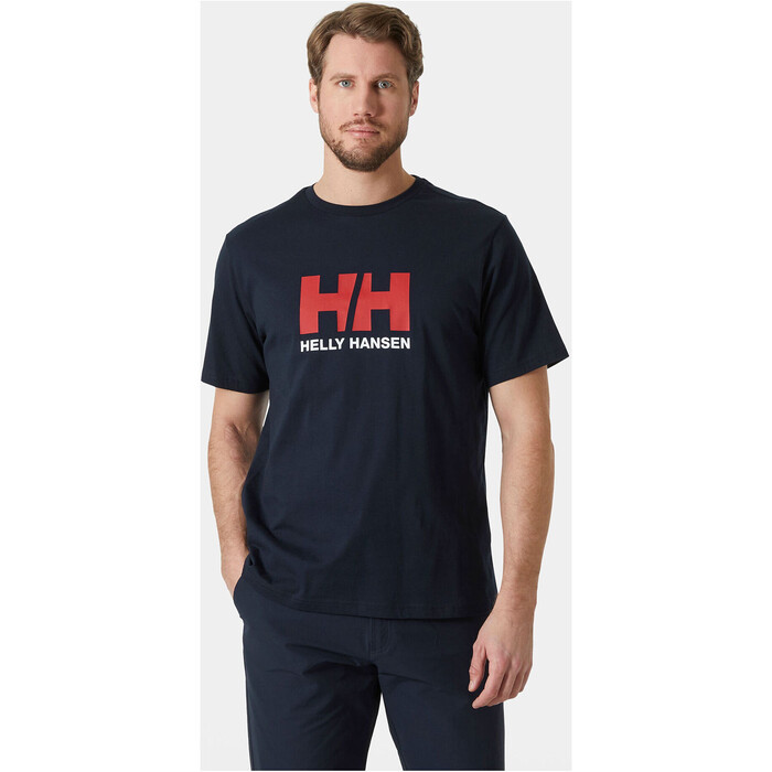 Helly Hansen Mnner 2024 Logo-T-Shirt 2.0 30396 - Navy